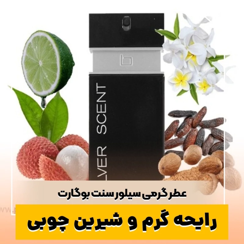 عطر سیلور سنت بوگارت/گرید hi ژانیل/ضمانت کیفیت.پخش بو.ماندگاری